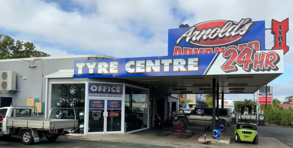 Remodel of Store Front Closer — Arnold's Advanced Tyre Centre​ in North Rockhampton, QLD
